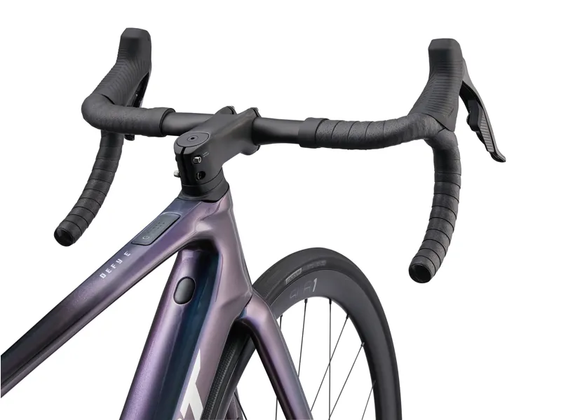 Giant Defy Advanced E+ Elite 0 Electric Road Bike 2025 in Gloss Blue Dragonfly/Black-6