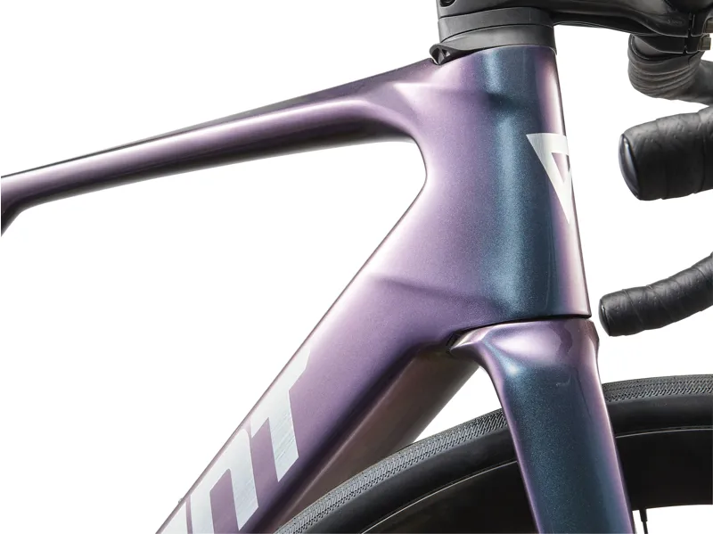 Giant Defy Advanced E+ Elite 0 Electric Road Bike 2025 in Gloss Blue Dragonfly/Black-4