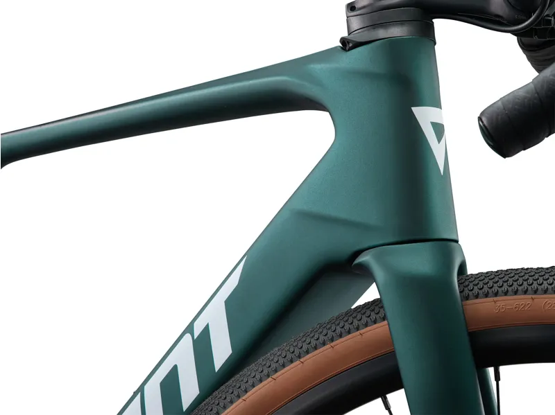 Giant Defy Advanced E+ Elite AR Electric Road Bike 2025 in Matte Kelp Forest/Black-3