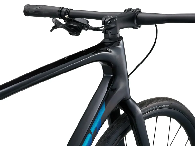 ONE OFF Giant FastRoad Advanced 1 Hybrid Bike Small 2024 in Black-5