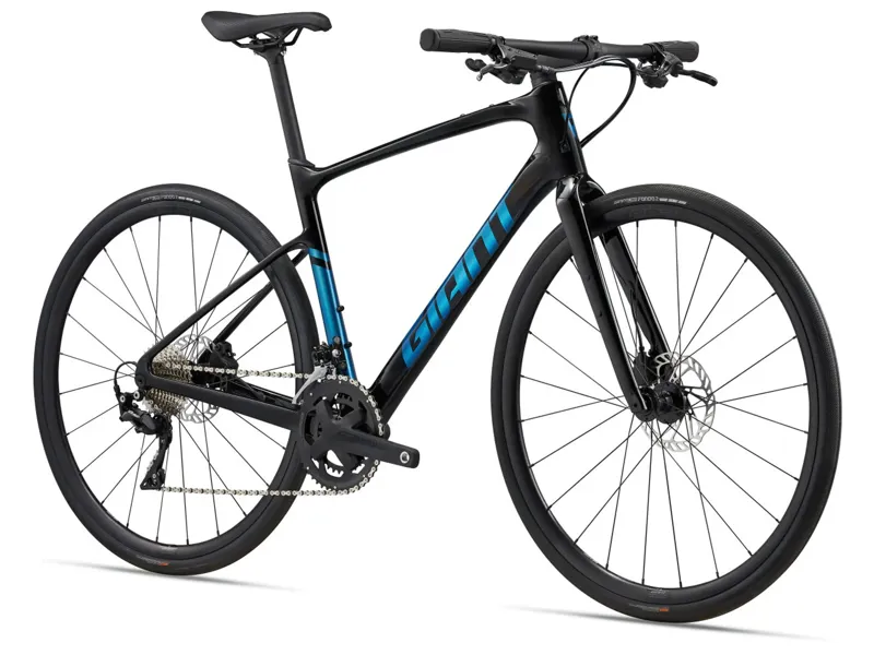 ONE OFF Giant FastRoad Advanced 1 Hybrid Bike Small 2024 in Black-1