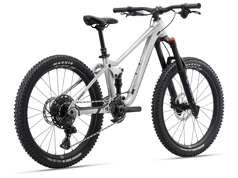 Giant Faith 24 Full Suspension Kids Mountain Bike 2026 in Raw Aluminium-2