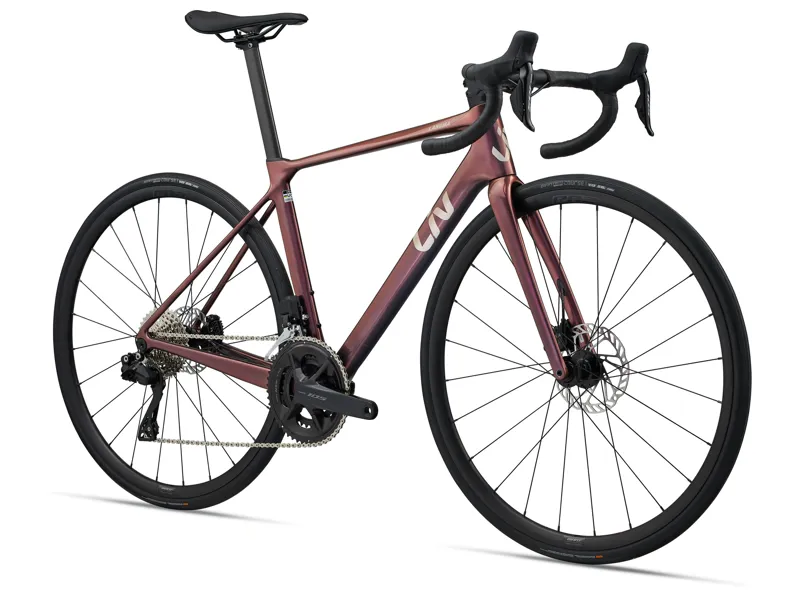 Liv Langma Advanced 1 Women's Road Bike 2025 in Mechanic Rose-1