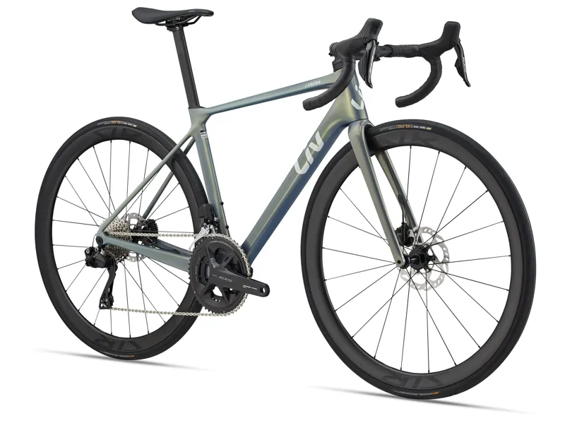 Liv Langma Advanced Pro 1 Di2 Women's Road Bike 2025 in Aurora Noise-1