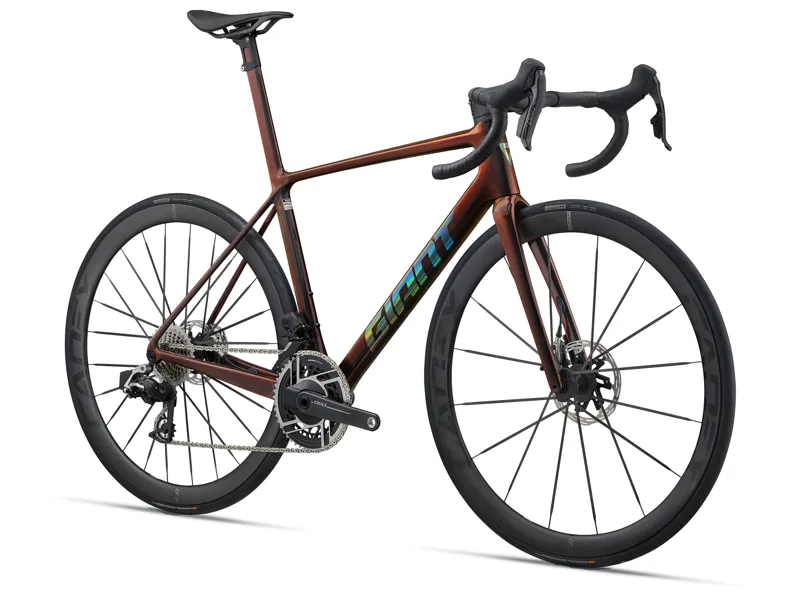 Giant TCR Advanced SL 0 AXS RED Road Bike 2025 in Gloss Black Lava/Iris-1
