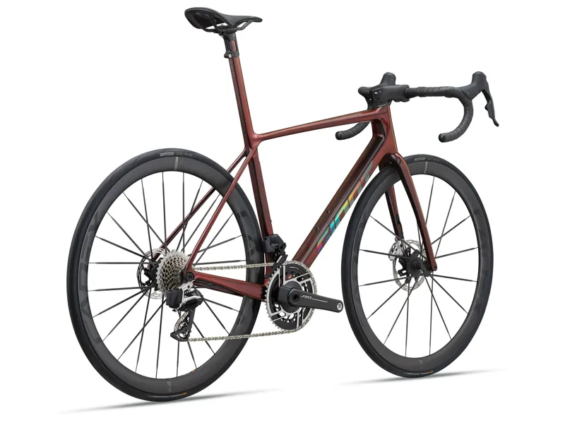 Giant TCR Advanced SL 0 AXS RED Road Bike 2025 in Gloss Black Lava/Iris-2