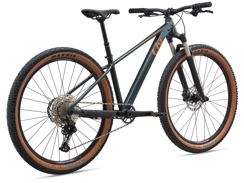 Liv Tempt 0 Women's Hardtail Mountain Bike 2026 in Asphalt Green-2