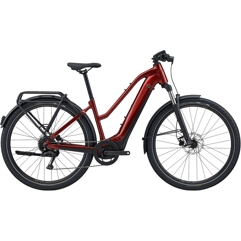 Balfes Bikes Giant Explore E+ 4 Stagger Electric Hybrid Bike 2026 in Mars Dust | Free postage over £30, £10 off first order, price match & 0% finance.