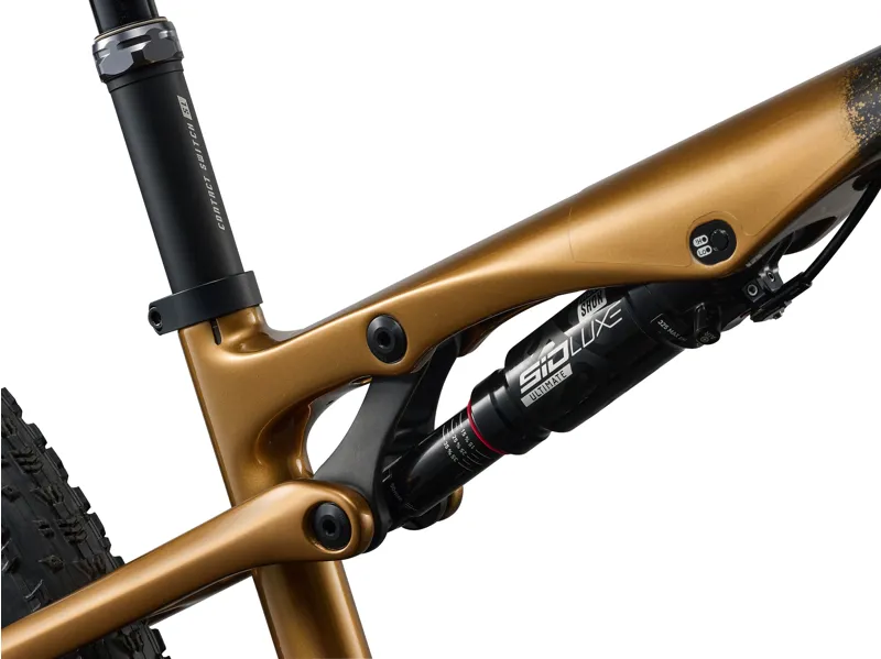 Liv Pique Advanced SL 0 Full Suspension Mountain Bike 2026 in Raw Carbon/Steampunk-8