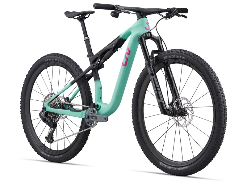 Liv Pique Advanced SL 1 Full Suspension Mountain Bike 2026 in Lake Green/Black-1