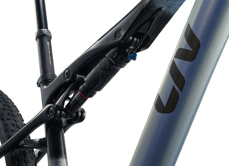 Liv Pique Advanced SL 2 Full Suspension Mountain Bike 2026 in Dreamy Blue/Black-4