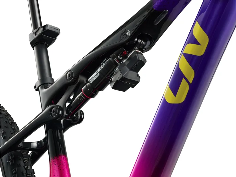 Liv Pique Advanced SL SE Full Suspension Mountain Bike 2026 in Stella Purple/Electric Rose-3