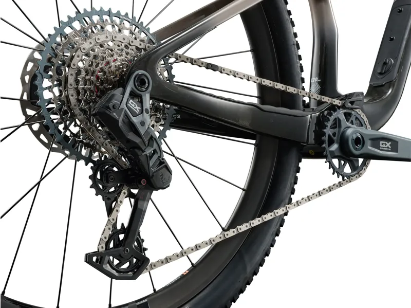 Liv Pique X Advanced SL 1 Full Suspension Mountain Bike 2026 in Dune Beige/Raw Carbon-2