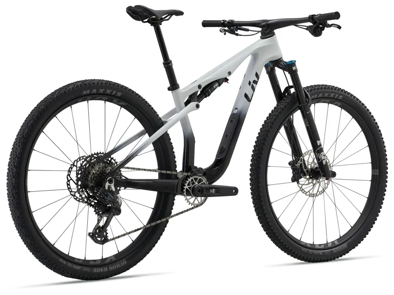 Liv Pique X Advanced SL 2 Full Suspension Mountain Bike 2026 in White/Carbon-1