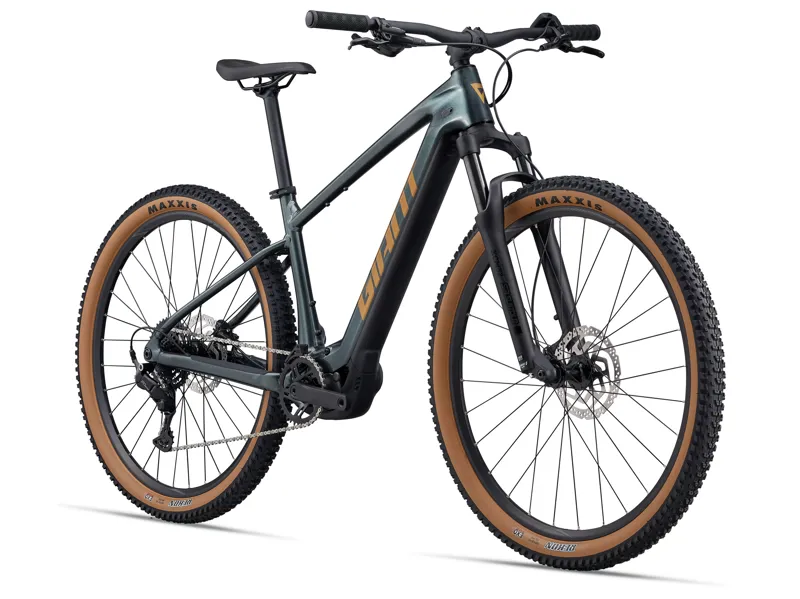 Giant Talon E+ Electric Hardtail Mountain Bike 2026 in Asphalt Green-1
