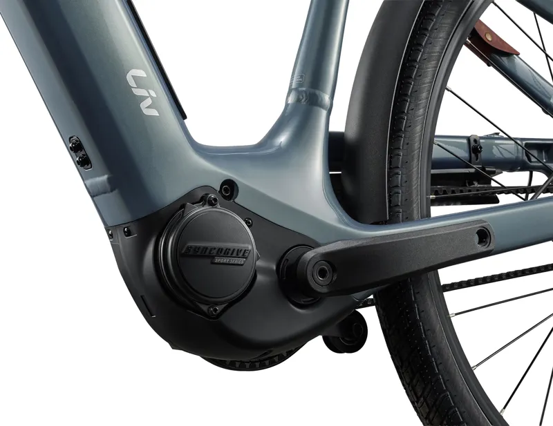Liv Allure E+ 1 Electric Hybrid Bike 2027 in Midnight Pine-4