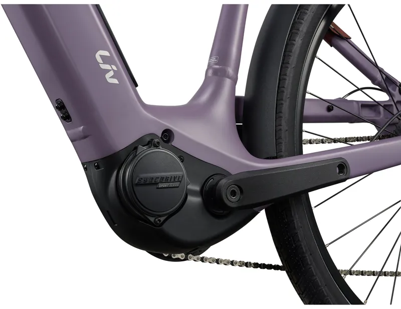 Liv Allure E+ 2 Electric Hybrid Bike 2027 in Moonberry-3