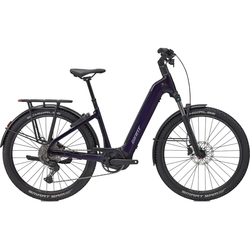 Balfes Bikes Giant AnyTour X E+ 3 625Wh Electric Hybrid Bike 2027 in Black Currant | Free postage over £30, £10 off first order, price match & 0% finance.