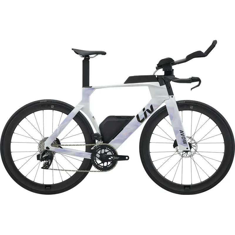 Balfes Bikes Liv Avow Advanced SL 2 Carbon Triathlon Bike 2027 in Pearl White | Free postage over £30, £10 off first order, price match & 0% finance.