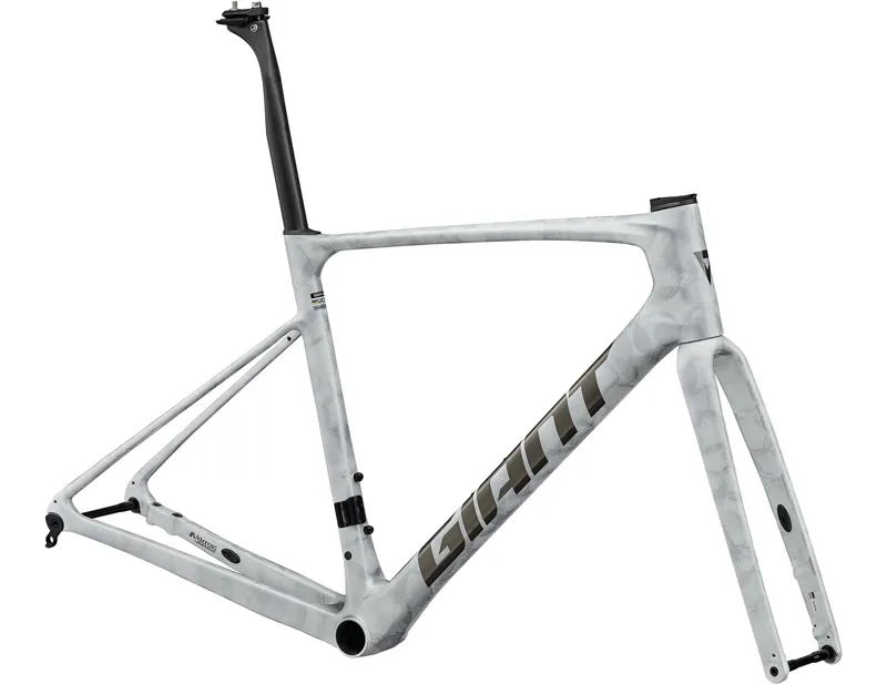 Giant Defy Advanced Pro Carbon Sportive Frameset 2027 in Polar Silver-1