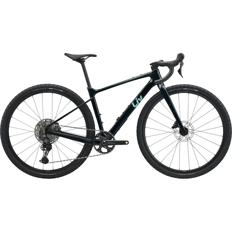 Balfes Bikes Liv Devote Advanced 3 Carbon Gravel Bike 2027 in Dark Jungle | Free postage over £30, £10 off first order, price match & 0% finance.