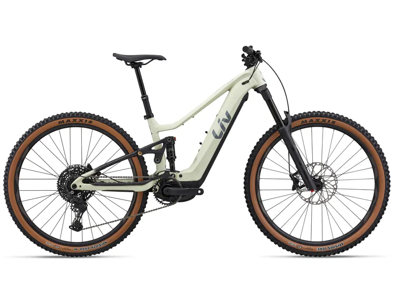 Liv Embolden E+ 1 Electric Full Suspension Mountain Bike 2026 in Pale Moss/Black