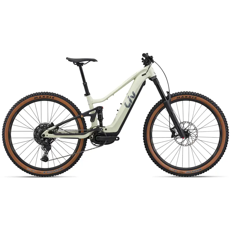 Balfes Bikes Liv Embolden E+ 1 Electric Full Suspension Mountain Bike 2026 in Pale Moss/Black | Free postage over £30, £10 off first order, price match & 0% finance.
