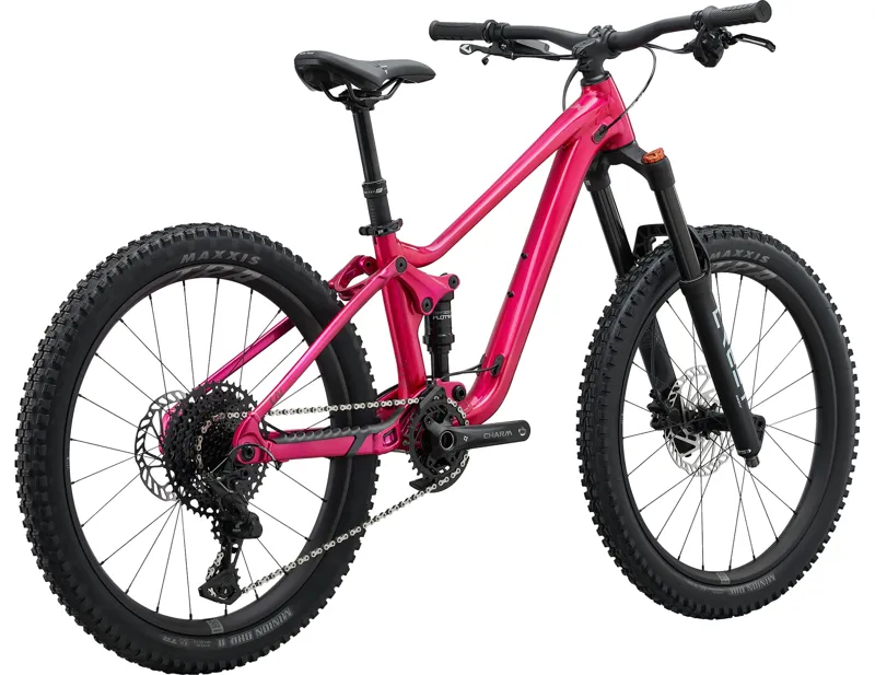 Liv Faith 24in Kids Full Suspension Mountain Bike 2027 in Electric Rose-1