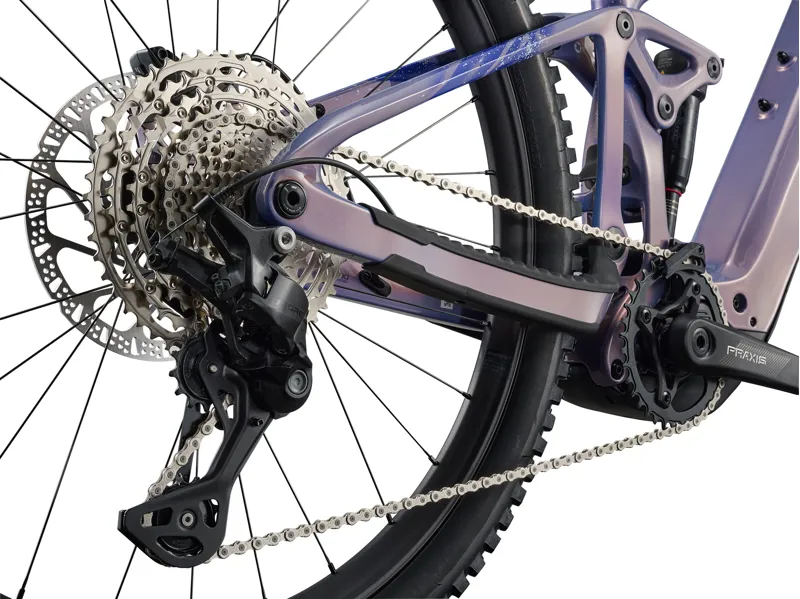 Liv Intrigue Advanced E+ 2 Women's Carbon Full Suspension Mountain Bike 2027 in Ember Violet-5