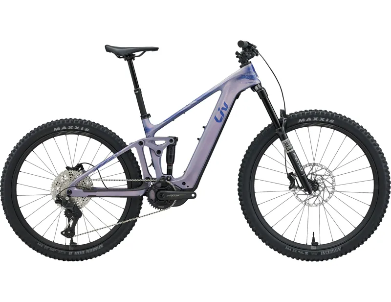 Liv Intrigue Advanced E+ 2 Women's Carbon Full Suspension Mountain Bike 2027 in Ember Violet