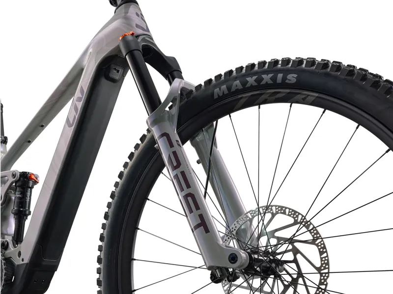 Liv Intrigue Advanced E+ SE Women's Carbon Full Suspension Mountain Bike 2027 in Fog Marble Drift-9
