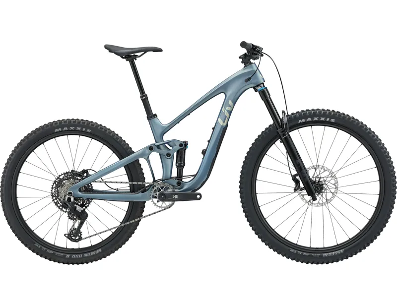 Liv Intrigue X Advanced 2 Carbon Full Suspension Mountain Bike 2027 in Midnight Pine