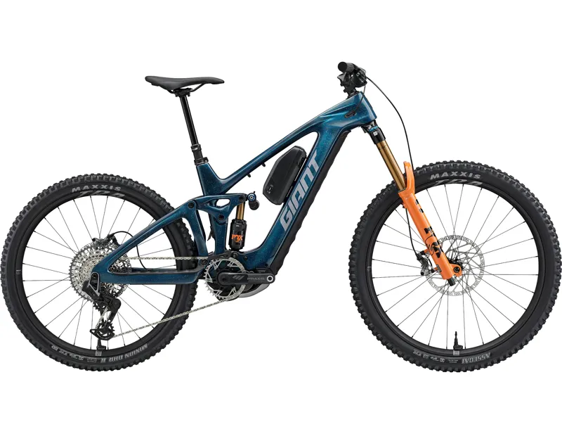Giant Reign Advanced E+ 0 Electric Full Suspension Mountain Bike 2027 in Celestial Tide