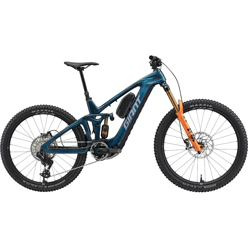 Balfes Bikes Giant Reign Advanced E+ 0 Electric Full Suspension Mountain Bike 2027 in Celestial Tide | Free postage over £30, £10 off first order, price match & 0% finance.