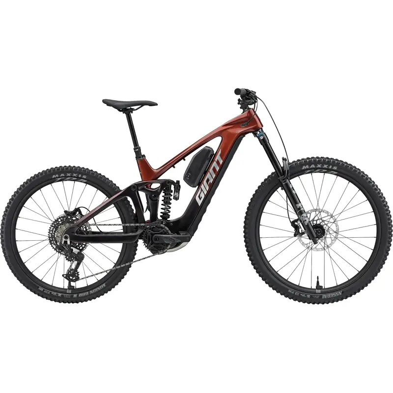 Balfes Bikes Giant Reign Advanced E+ 1 Electric Full Suspension Mountain Bike 2027 in Mars Dust | Free postage over £30, £10 off first order, price match & 0% finance.