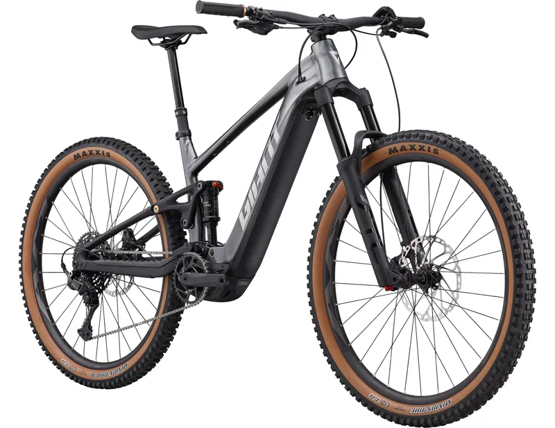 Giant Stance E+ 1 Electric Full Suspension Mountain Bike 2027 in Charcoal Black-1