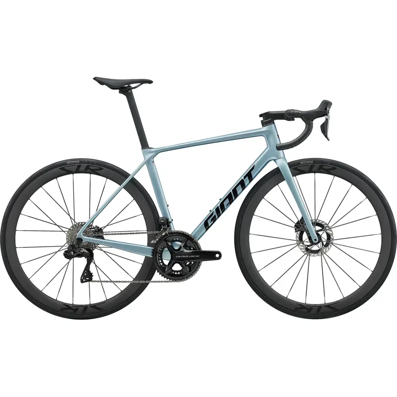 Balfes Bikes Giant TCR Advanced Pro Dura-Ace Carbon Road Bike 2027 in Cryo Silver | Free postage over £30, £10 off first order, price match & 0% finance.