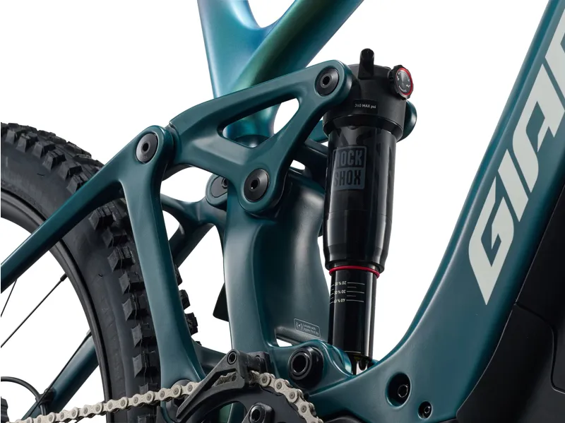 Giant Trance Advanced E+ 2 Carbon Full Suspension Mountain Bike 2027 in Fanatic Teal / Deep Lake-6