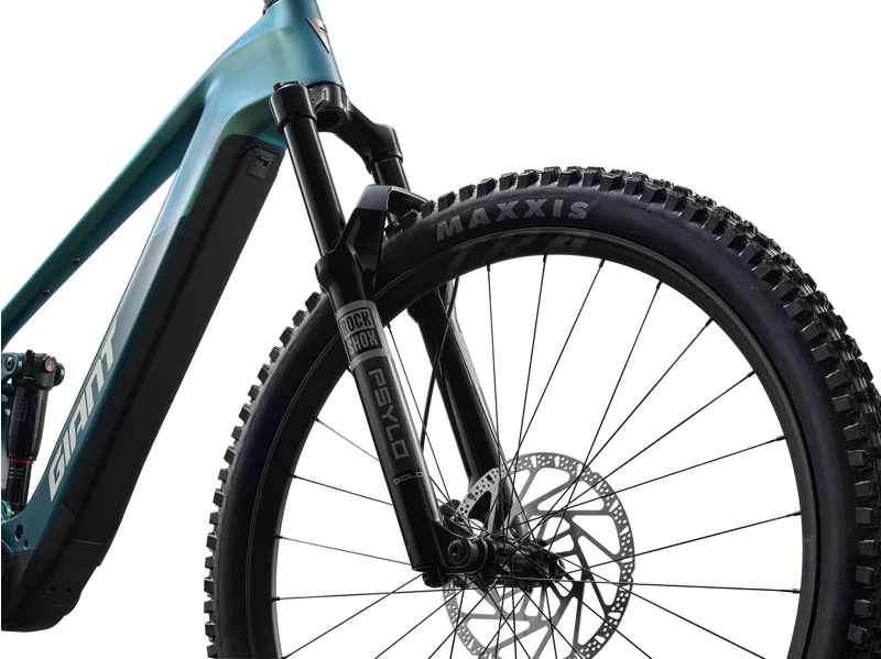 Giant Trance Advanced E+ 2 Carbon Full Suspension Mountain Bike 2027 in Fanatic Teal / Deep Lake-7