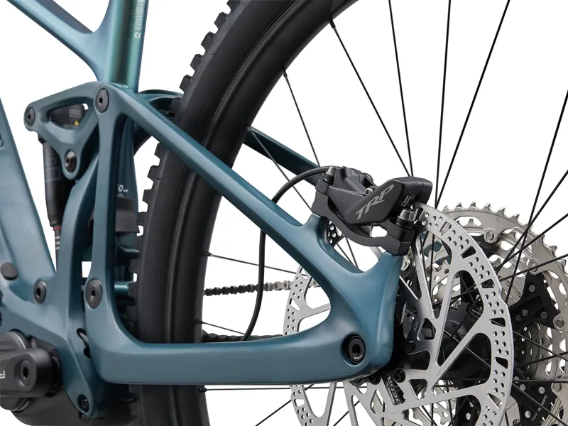 Giant Trance Advanced E+ 2 Carbon Full Suspension Mountain Bike 2027 in Fanatic Teal / Deep Lake-4