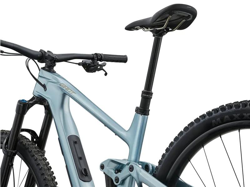 Giant Trance X Advanced 2 29in Full Suspension Carbon Mountain Bike 2027 in Cryo Silver-2