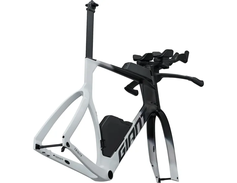 Giant Trinity Advanced SL Carbon Time Trial/Triathlon Frameset 2027 in White/carbon-2