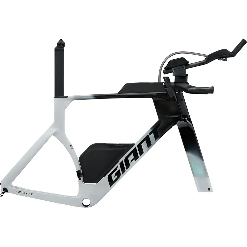 Balfes Bikes Giant Trinity Advanced SL Carbon Time Trial/Triathlon Frameset 2027 in White/carbon | Free postage over £30, £10 off first order, price match & 0% finance.