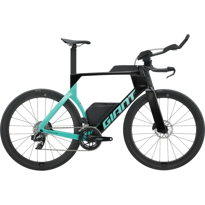Balfes Bikes Giant Trinity Advanced SL 2 Carbon Triathlon Bike 2027 in Carbon/Pearl Teal | Free postage over £30, £10 off first order, price match & 0% finance.