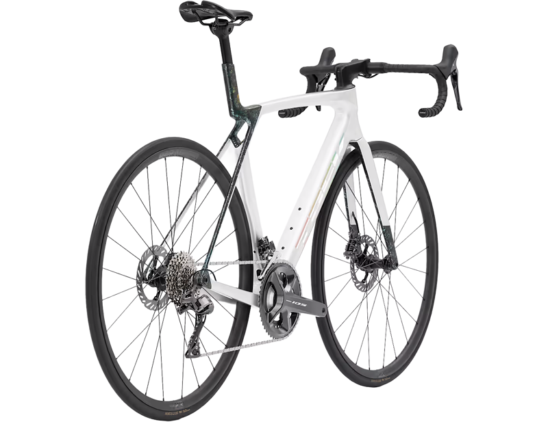 Trek Madone SL 5 Gen 8 Road Bike 2026 in Gloss Crystal White/Matte Deep Smoke-1
