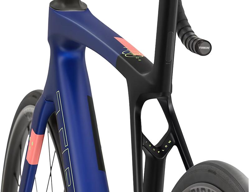Trek Madone SL 5 Gen 8 Road Bike 2027 in Matte Cobalt Blue/Trek Black/Living Coral-2