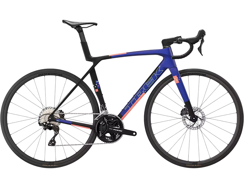 Trek Madone SL 5 Gen 8 Road Bike 2027 in Matte Cobalt Blue/Trek Black/Living Coral