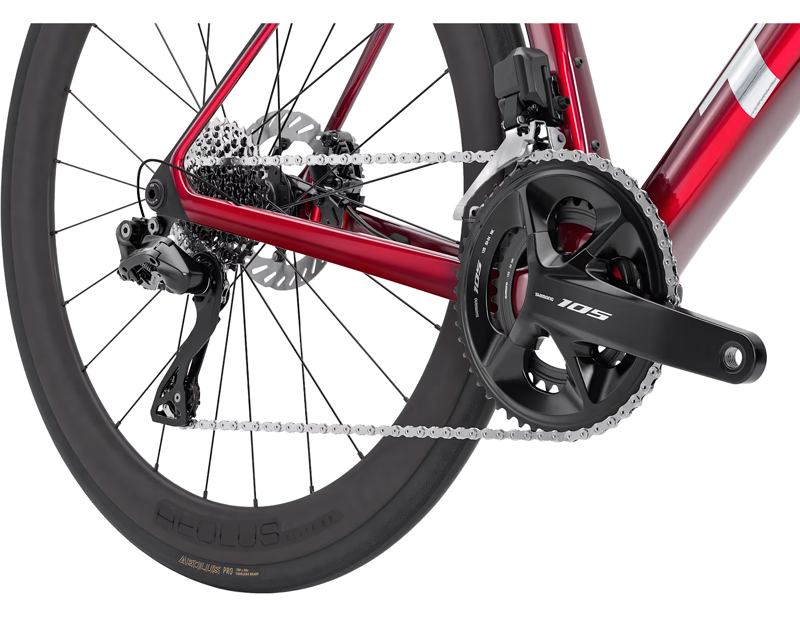 Trek Madone SL 6 Gen 8 Di2 Road Bike 2026 in Gloss Fury Red/Matte Deep Smoke-5