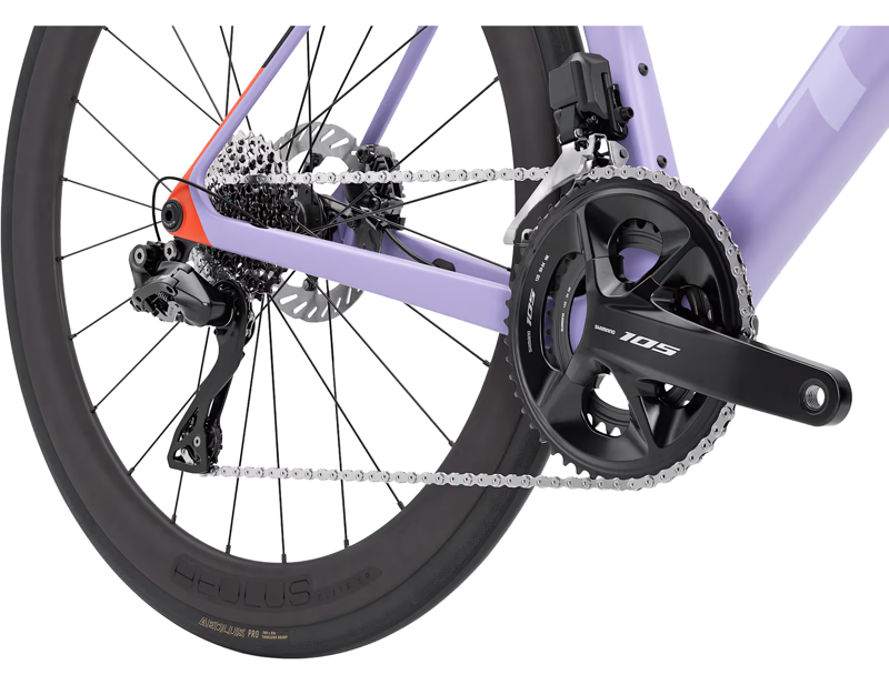 Trek Madone SL 6 Gen 8 Di2 Road Bike 2026 in Matte Lavender Haze/Deep Smoke-5