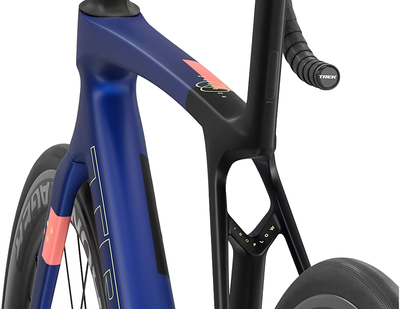 Trek Madone SL 6 Gen 8 Di2 Road Bike 2027 in Matte Cobalt Blue/Trek Black/Living Coral-4